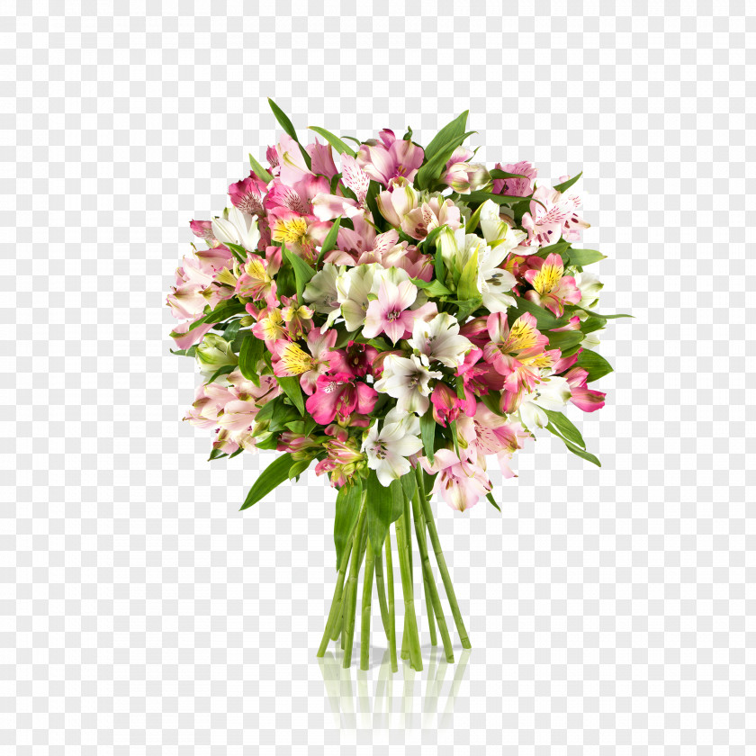 Flower Lily Of The Incas Bouquet Cut Flowers Floral Design PNG