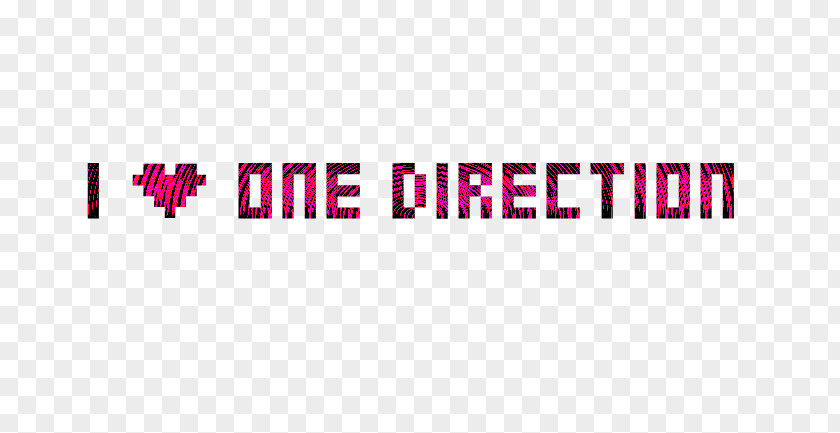 One Direction Logo Brand Font Pink M Line PNG