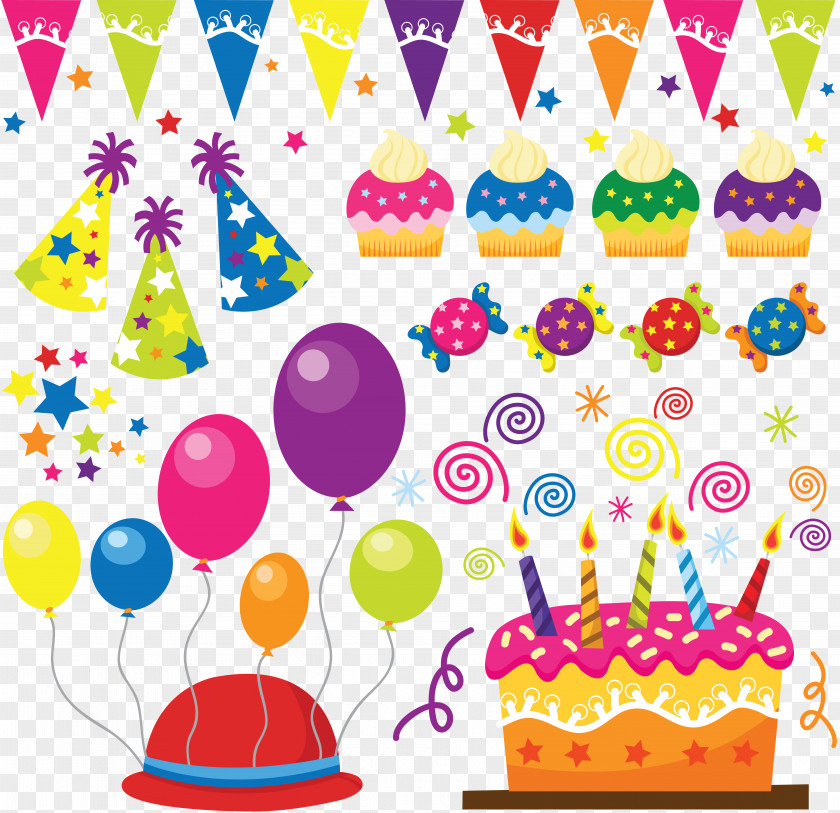 Party Birthday Cake Children's PNG