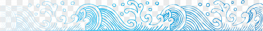Sea Water Waves Textile Pattern PNG