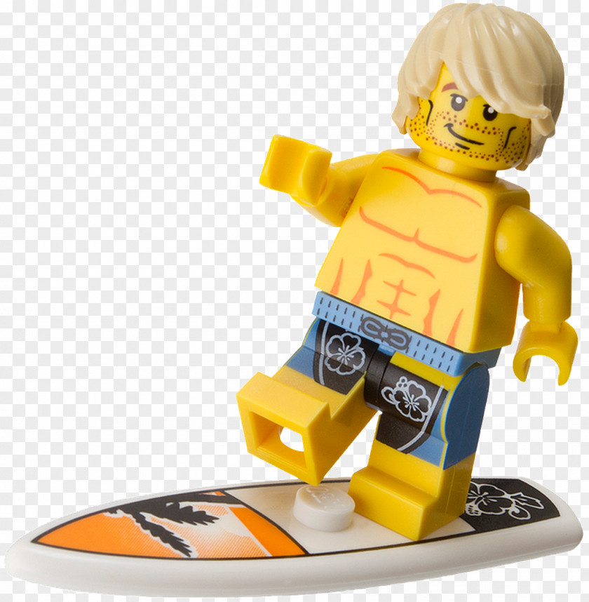 Surfing Lego Minifigures Clip Art PNG