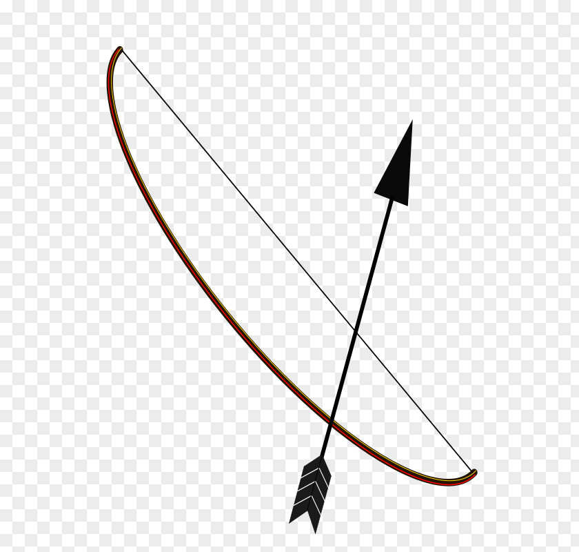 Twine Bow And Arrow Archery Clip Art PNG