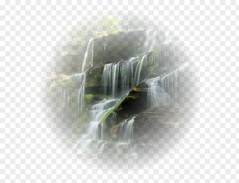Waterfall Desktop Wallpaper Drawing Landscape PNG