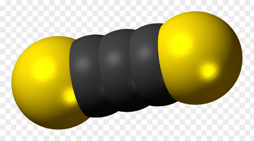 Carbon Dioxide Subsulfide Space-filling Model Inorganic Compound Allene PNG