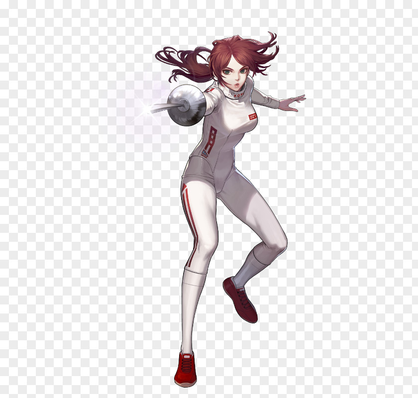 Fiora No Black Survival Character Fencing PNG
