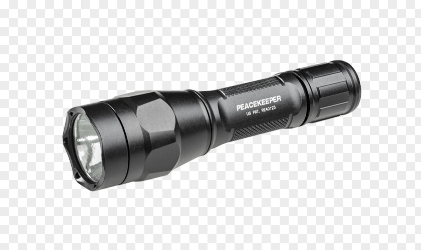 Flashlight Light Surefire P1R PEACEKEEPER-Tactická LED Svítilna 600lm / 15lm Tactical Rechargeable Battery PNG