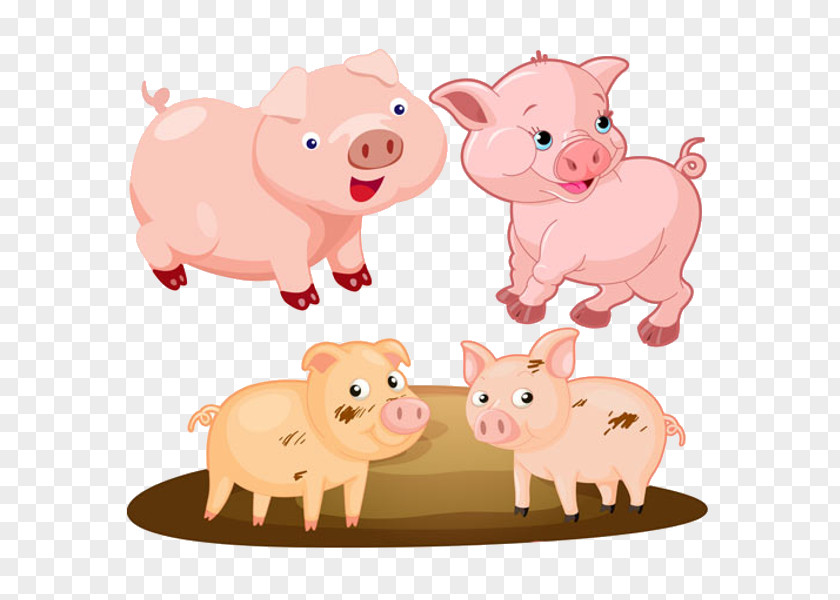 Pig Farming Clip Art PNG