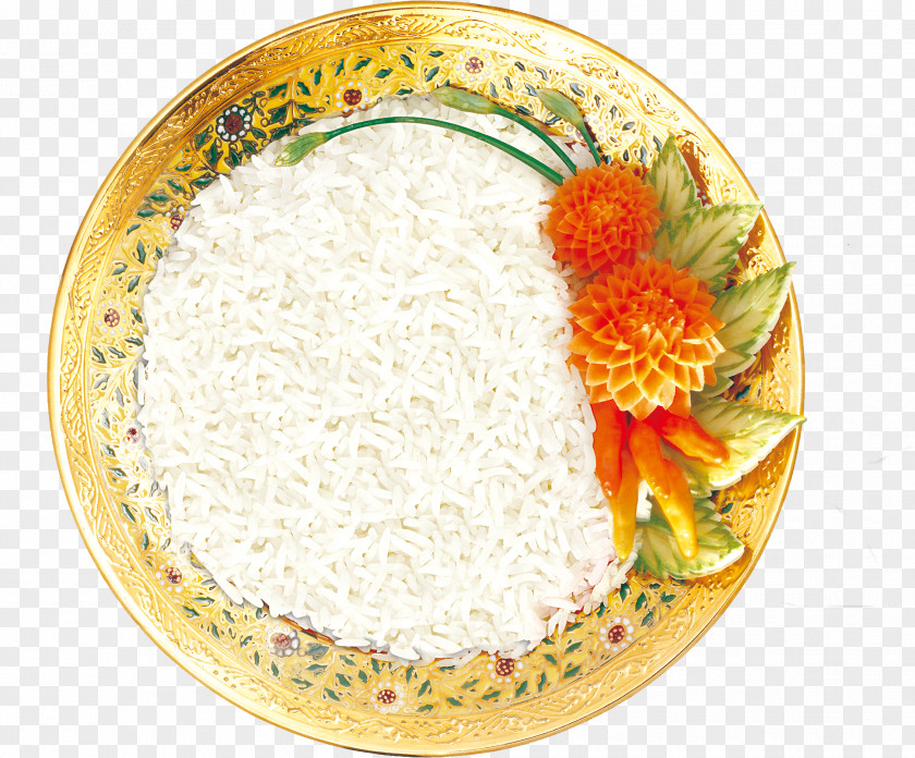 Rice Cooked Scrambled Eggs White Bowl PNG