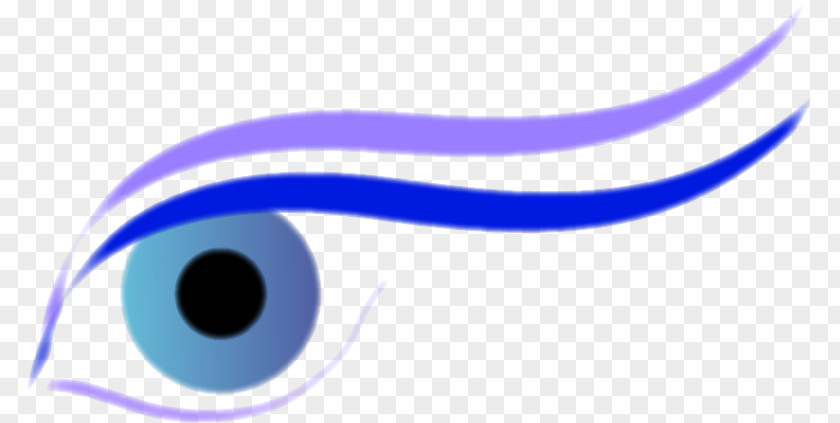 Right Eye Swoosh Blue Logo Brand PNG