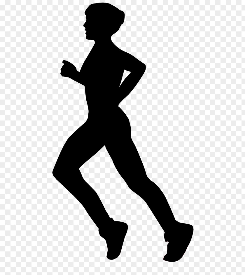 Silhouette Standing Leg Running Human PNG