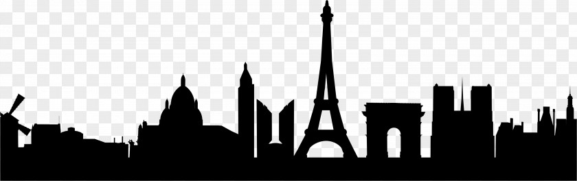 Cityscape Eiffel Tower Paper Wall Decal Sticker PNG