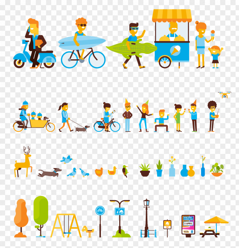 Travel Elements Icon PNG
