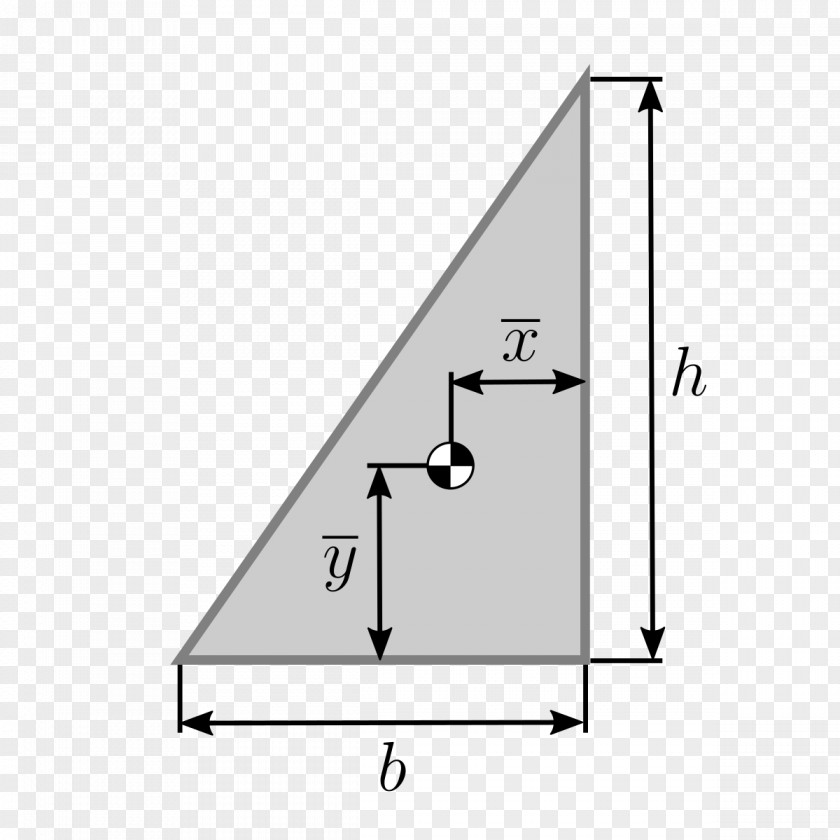 Triangle Point Centroid Geometry Shape PNG