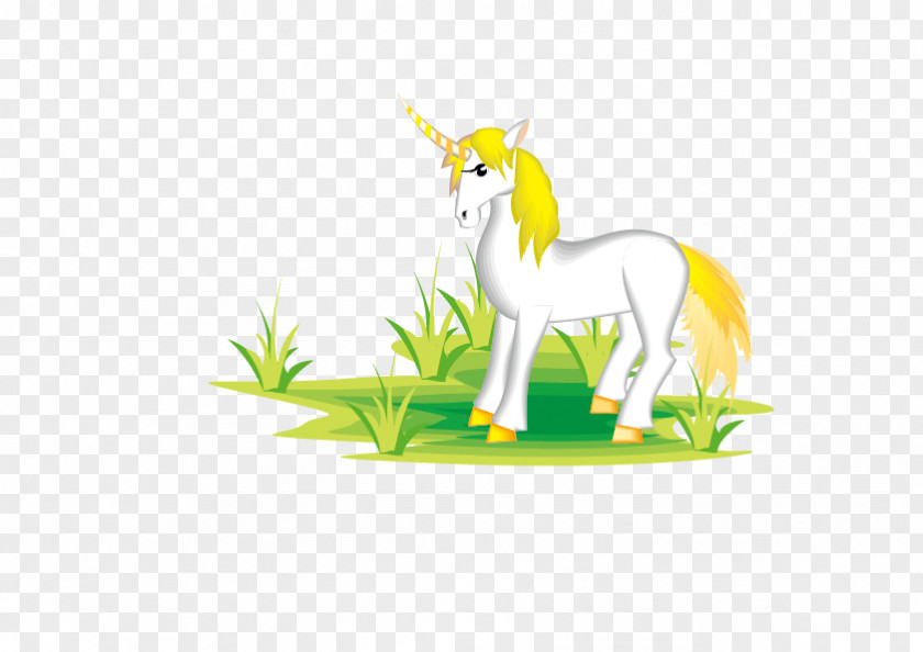 Cartoon Unicorn Drawing PNG