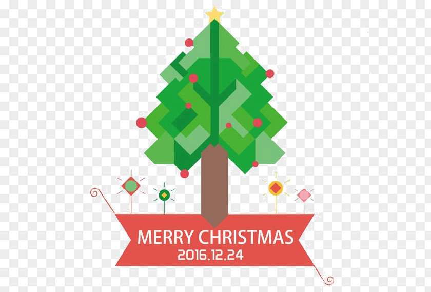Christmas Tree Poster PNG
