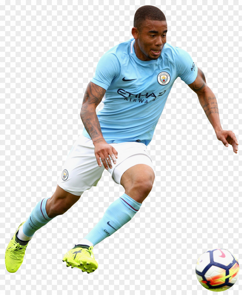 Gabriel Jesus Manchester City F.C. Brazil National Football Team Player PNG