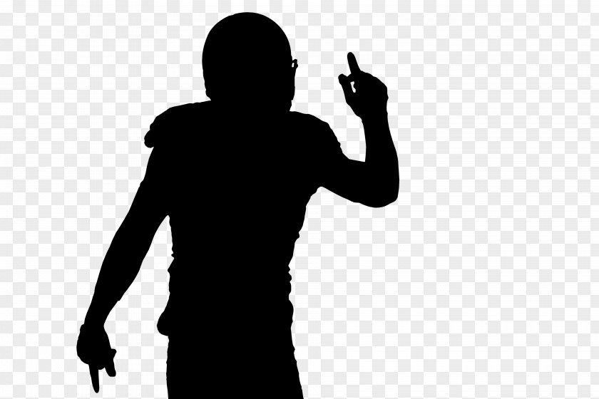 Microphone Finger Human Behavior Silhouette PNG