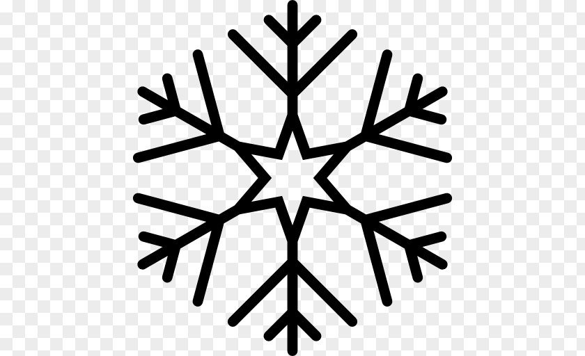 Snowflake Line Shape PNG