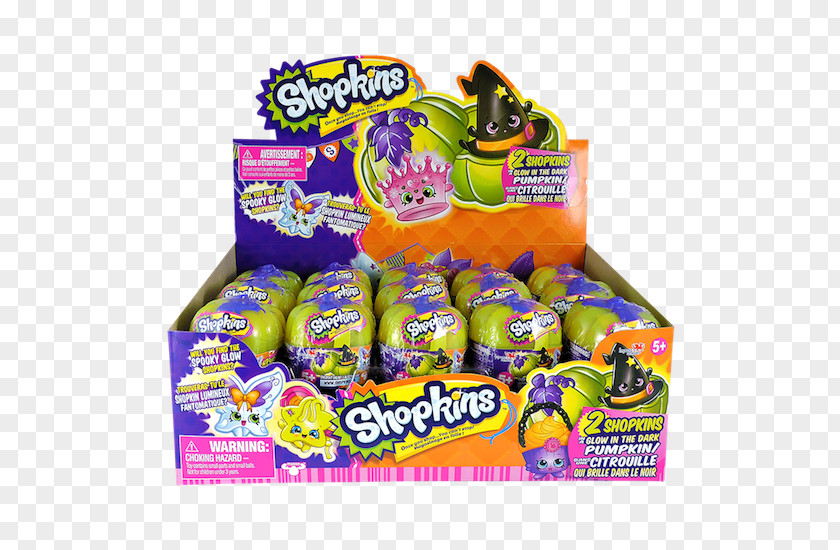 Surprise In Collection Candy Pumpkin Shopkins Halloween Food PNG