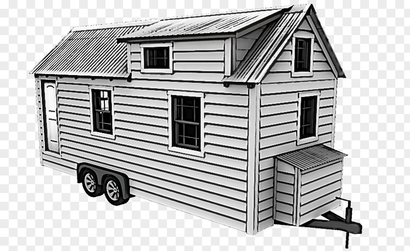 Trailer Cottage Shed House Home Shack Building PNG