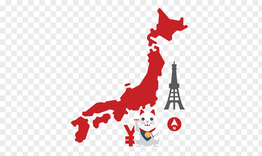Vector Red Map Mie Prefecture Prefectures Of Japan Illustration PNG