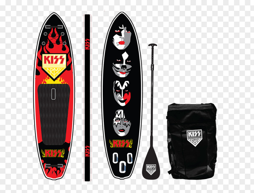 Kiss Standup Paddleboarding Merchandising Surfboard PNG