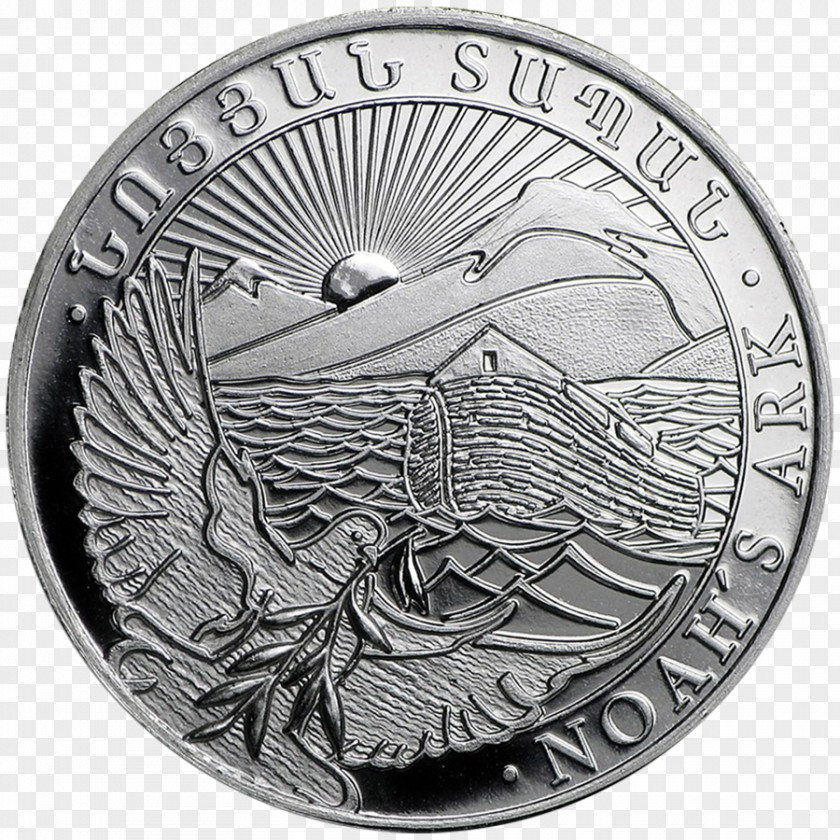 Noah Ark Armenia Noah's Silver Coins Bullion Coin PNG
