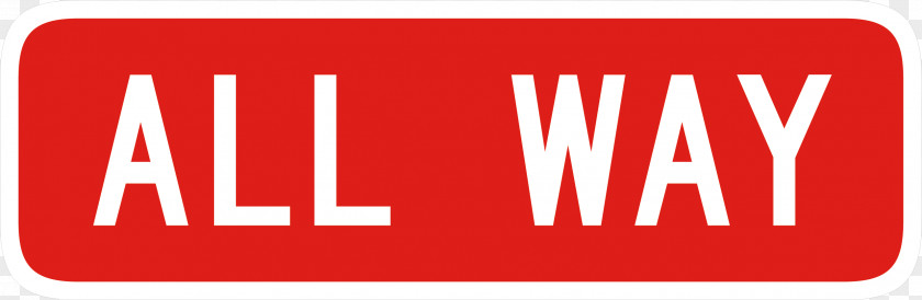 Road Sign All-way Stop Traffic Regulatory PNG