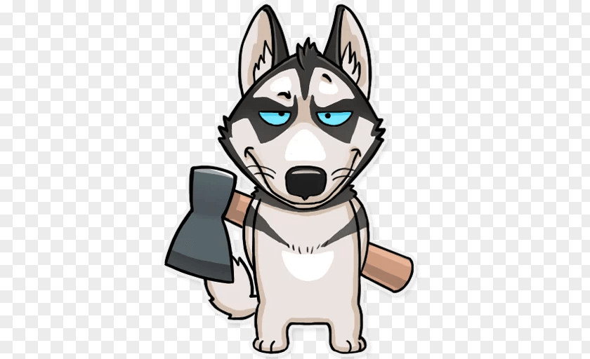 Siberian Husky Telegram Sticker Limited Liability Partnership Dog Breed PNG