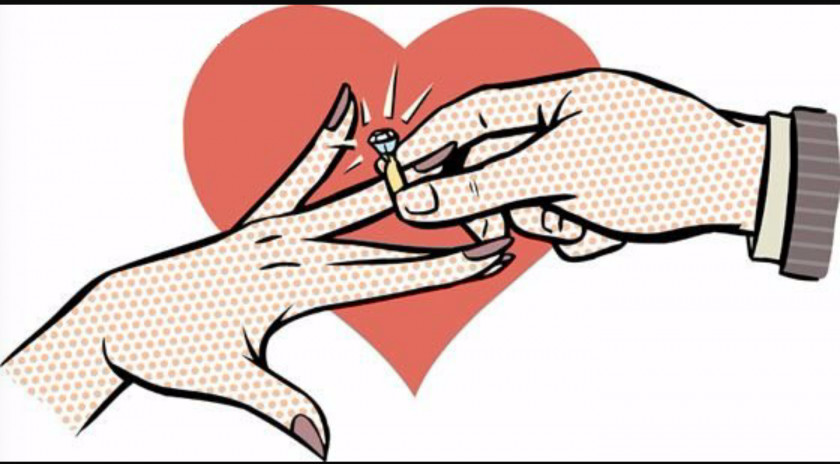 Bride Marriage Proposal Cartoon Drawing Clip Art PNG