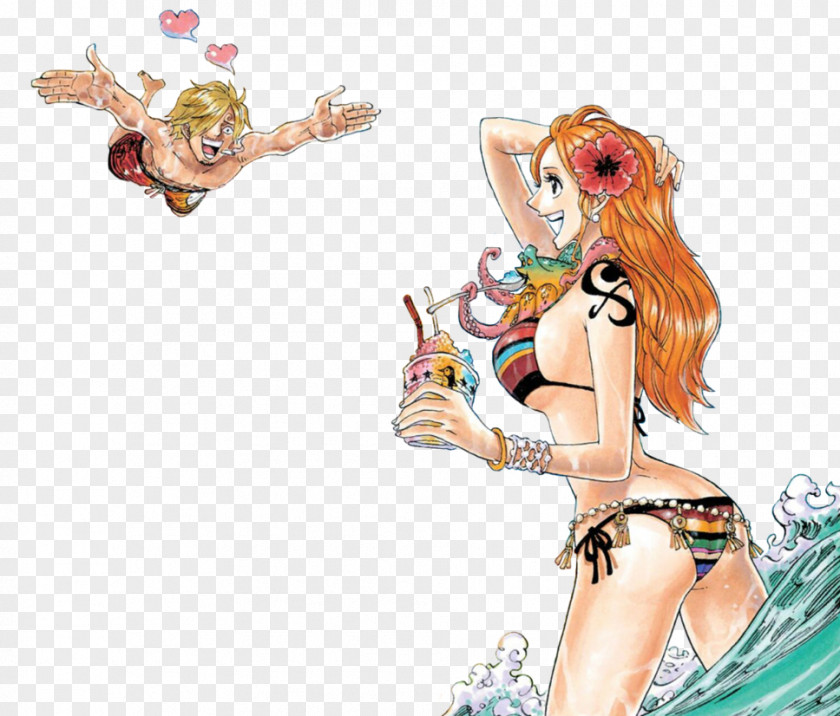 Foto One Piece Nami Monkey D. Luffy Vinsmoke Sanji PNG