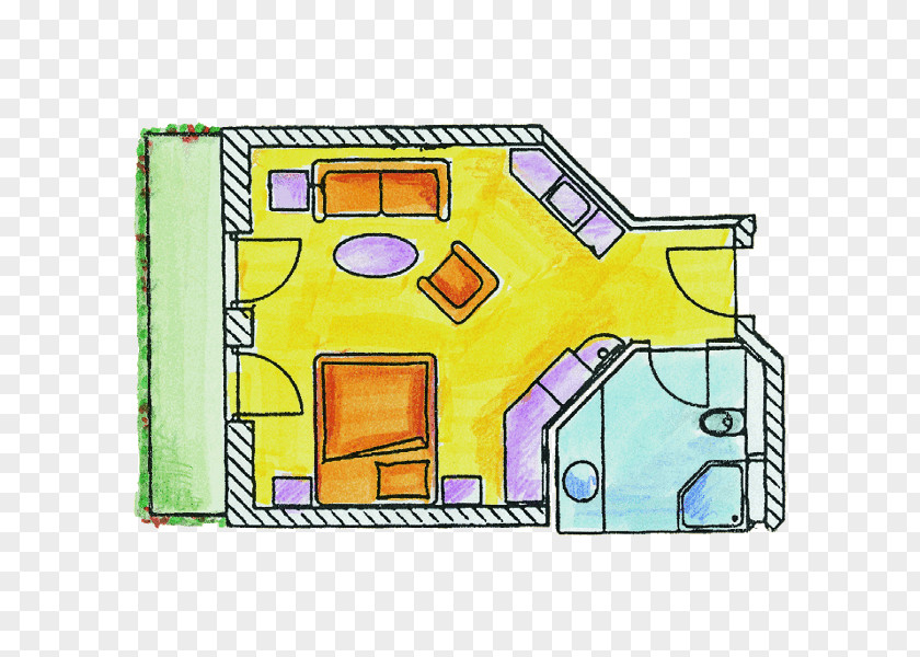 House Square Art Angle PNG