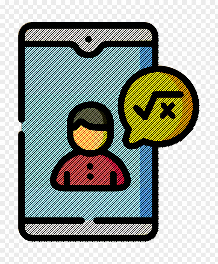 Maths Icon Mobile Phone Online Learning PNG