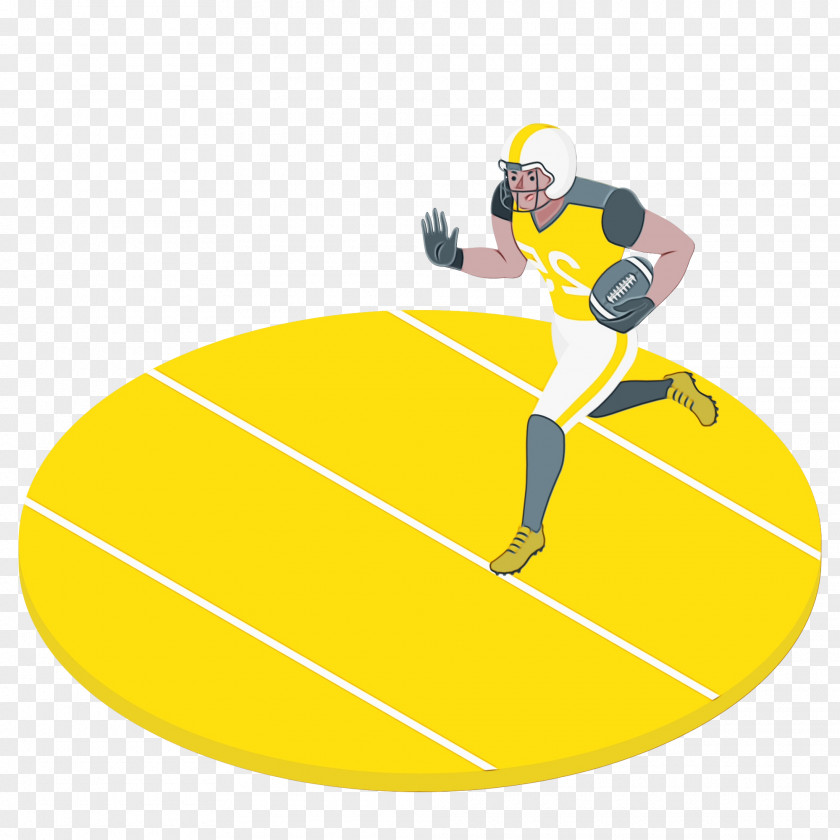 Sports Equipment Yellow Line Geometry PNG