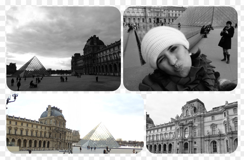The Louvre Destiny Tourism Dream Black And White PNG