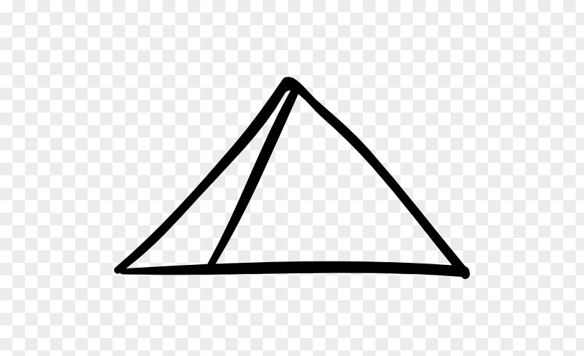 Hand-painted Tent Egyptian Pyramids Square Pyramid Triangle Shape PNG