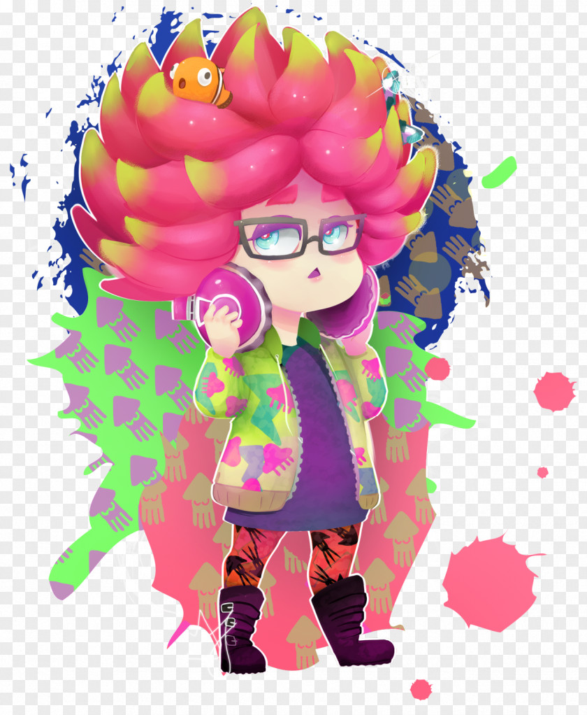 Splatoon Moe Fan Art Video Game PNG