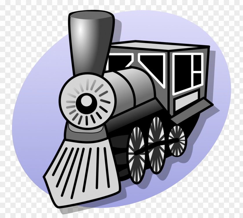 Train Rail Transport Steam Locomotive Clip Art PNG