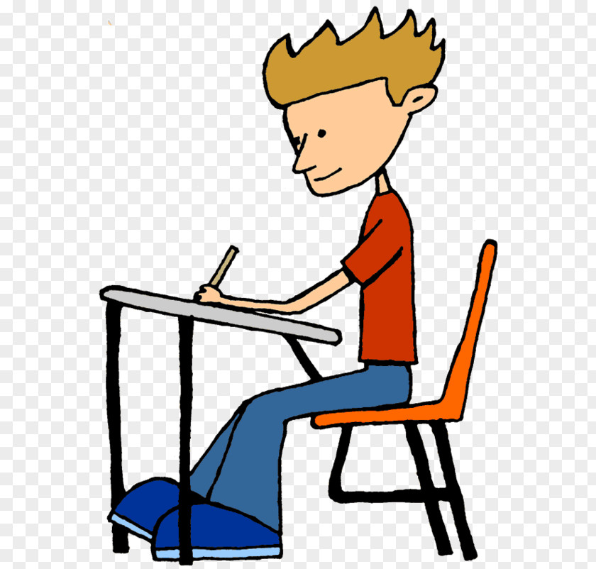 Boy Desk Cliparts Student Doing School Teacher Clip Art PNG