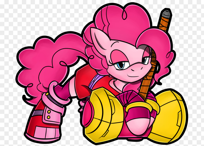 Horse Pony Character Pinkie Pie Sticks The Badger PNG