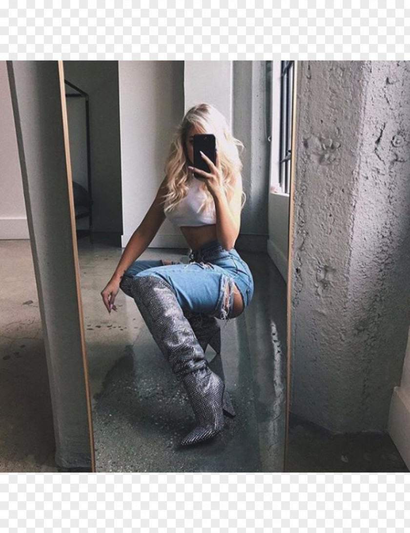 Knee High Boots Knee-high Boot Jeans Thigh-high PNG