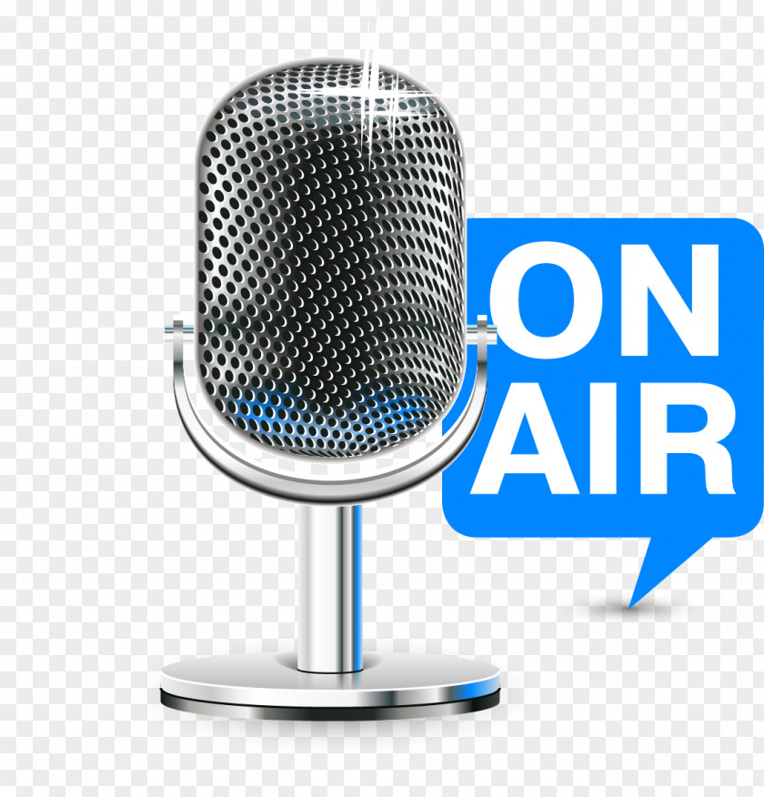 Microphone Internet Radio Advertising PNG