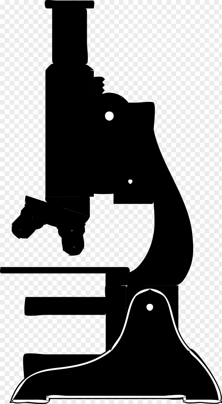 Microscope Silhouette Science Clip Art PNG