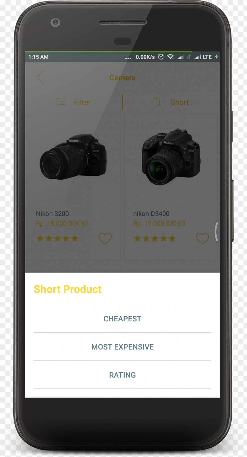 Ui Ux Smartphone Template Résumé E-commerce User Interface PNG