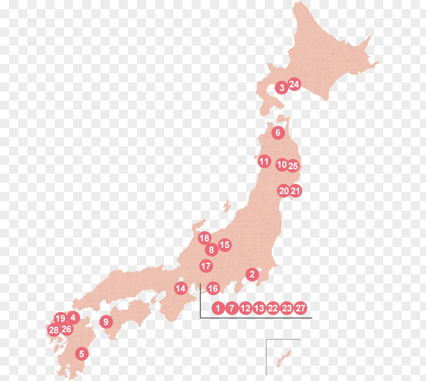 Japan World Map Physische Karte PNG