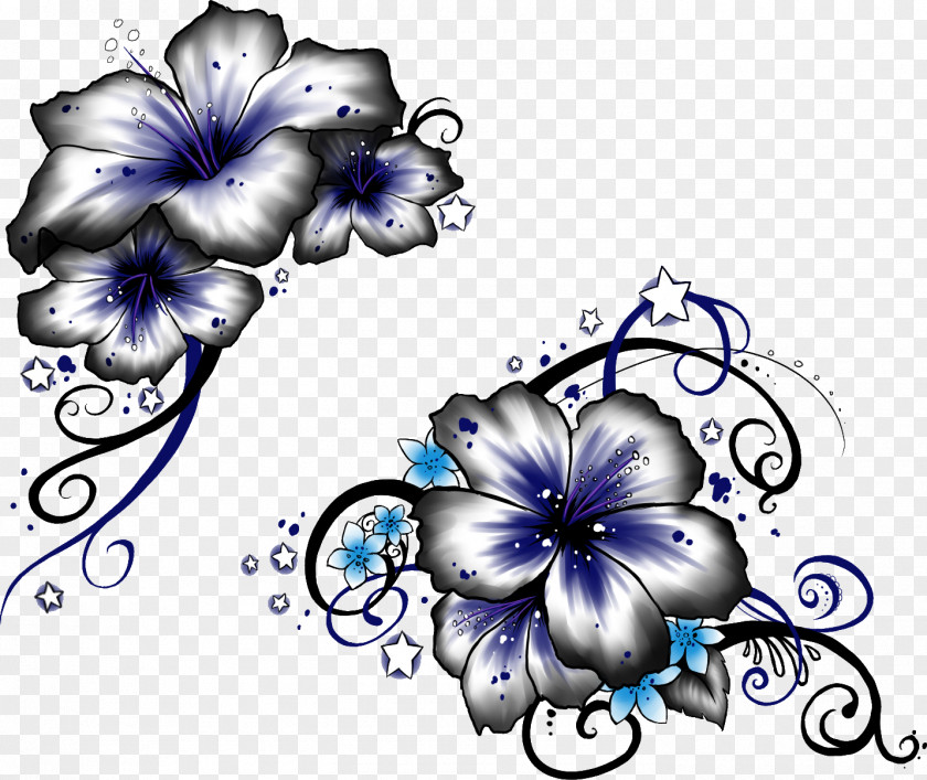 Tattoo Artist Hawaii Design Flower PNG