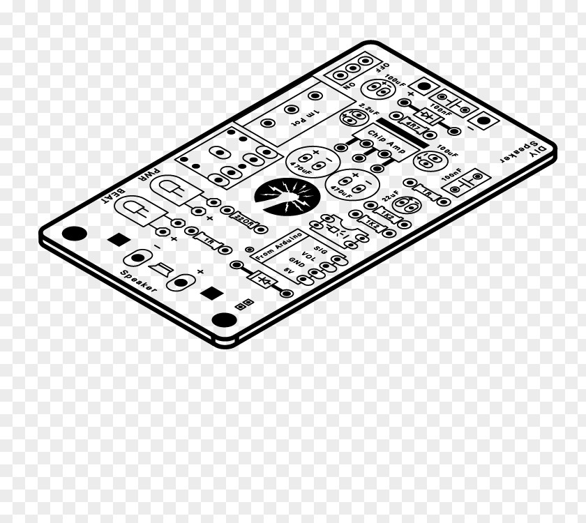 Printed Circuit Board Loudspeaker Computer Hardware Boombox Sound Electronic PNG