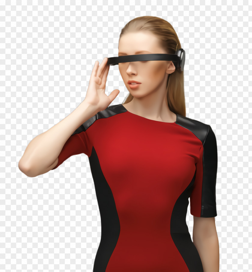 Sportswear Dress Shoulder Red Clothing Eyewear Joint PNG