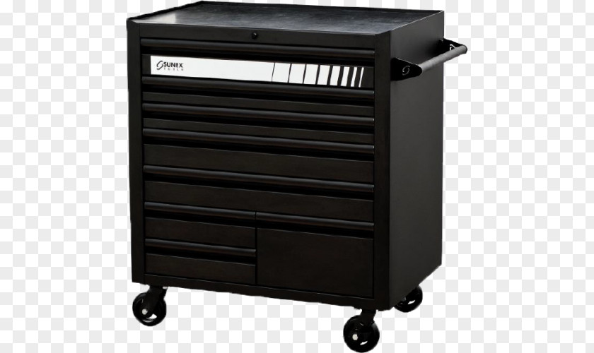 Welding Cart With Drawers Sunex Tools 8 Drawer Service 8060 Black 8060MB PNG
