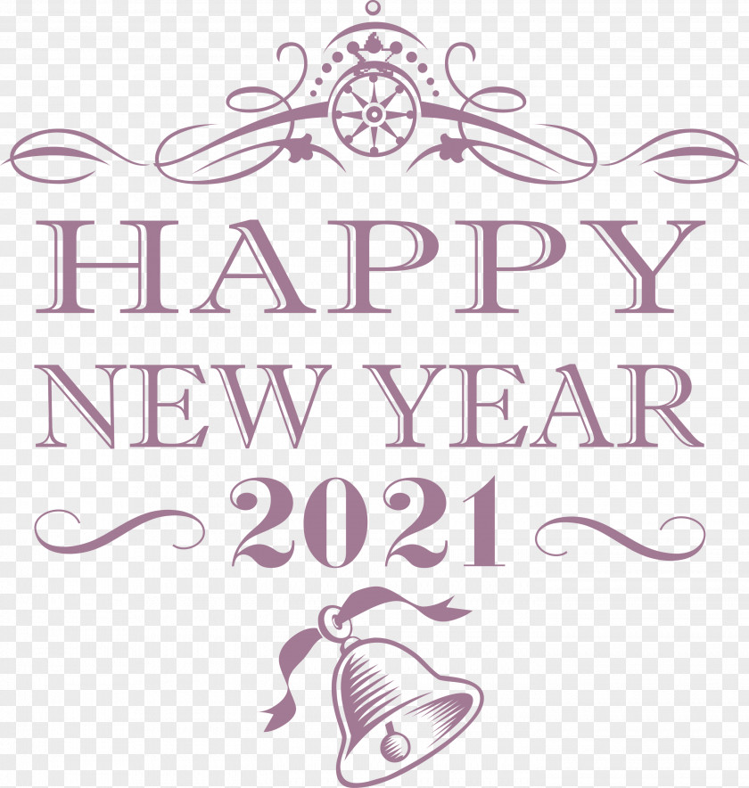 2021 Happy New Year PNG